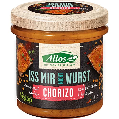 ALLOS Iss mir nicht Wurst, vegane Chorizo, 135g (24er Pack) von Allos