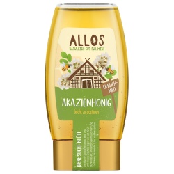 Akazienhonig in der Spenderflasche von Allos
