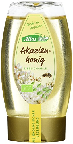 Allos Akazienhonig im Spender, 3er Pack (3 x 250 g) von Allos