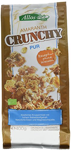 Allos Amaranth Crunchy Pur, 6er Pack (6 x 400 g) von Allos
