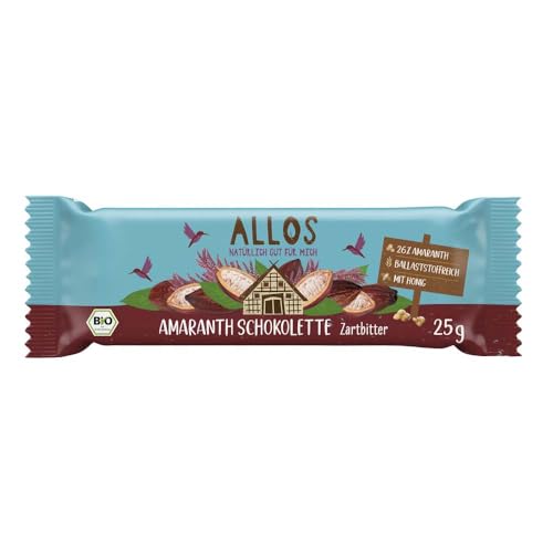 Allos - Amaranth Schokolette-Zartbitter - 25 g - 16er Pack Allos - Amaranth Schokolette-Zartbitter - 25 g - 16er Pack von Allos