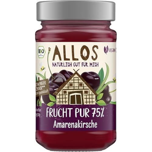 Allos Amarenakirsch-Fruchtaufstrich "Frucht Pur" (250 g) - Bio von Allos