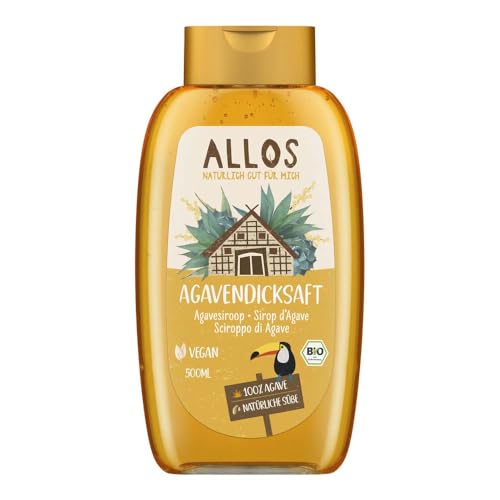 Allos Agavendicksaft im Spender, 1er Pack (1 x 500 ml) von Allos