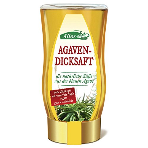 Allos Agavendicksaft in der Spenderflasche (250 ml) - Bio von Allos