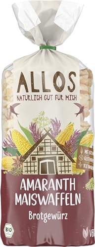 Allos Bio Amaranth Maiswaffeln Brotgewürz (2 x 100 gr) von Allos