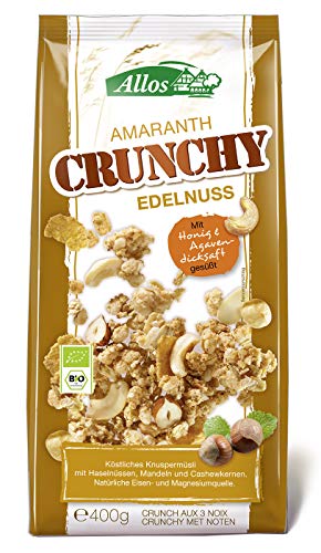 Allos Bio Amaranth Crunchy Edelnuss (1 x 400 gr) von Allos
