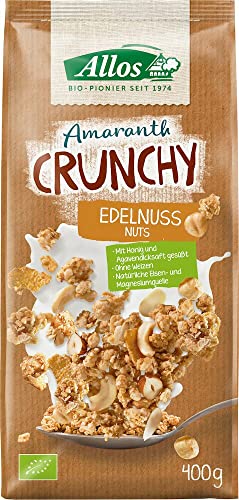 Allos Bio Amaranth Crunchy Edelnuss (2 x 400 gr) von Allos