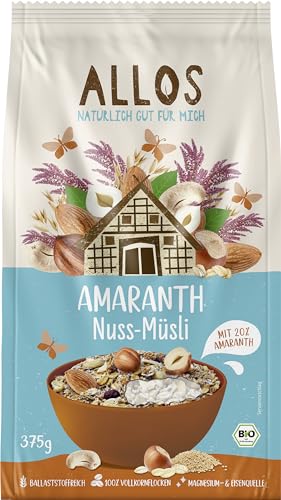 Allos Bio Amaranth Nuss Müsli (2 x 375 gr) von Allos