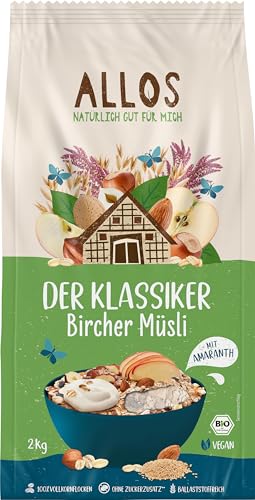 Allos Bio Der Klassiker Bircher Müsli 2kg (2 x 2000 gr) von Allos