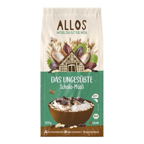 Allos Bio Das Ungesüßte Schoko-Müsli (2 x 500 gr) von Allos