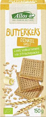 Allos Bio Dinkel-Butterkeks (2 x 150 gr) von Allos