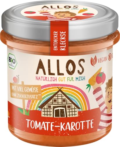 Allos Bio Entdeckerklecks Tomate-Karotte (6 x 140 gr) von Allos