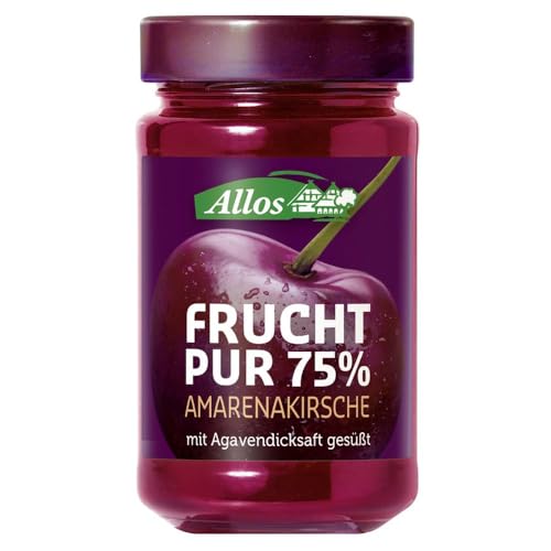 Allos Bio Frucht Pur 75% Amarenakirsche (2 x 250 gr) von Allos