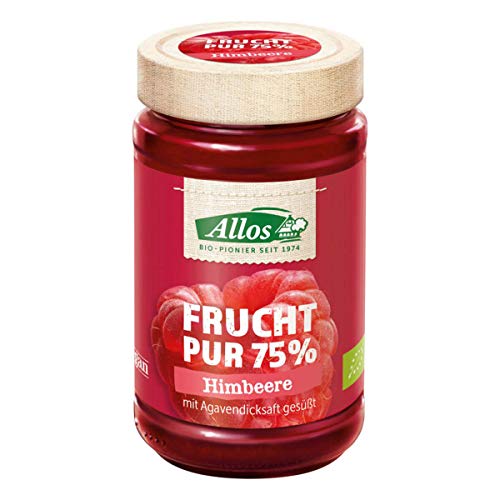 Allos Bio Frucht Pur 75% Himbeere (2 x 250 gr) von Allos