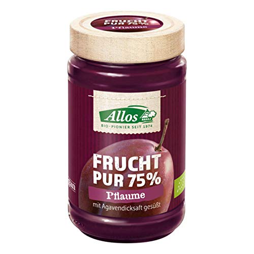 Allos Bio Frucht Pur 75% Pflaume (2 x 250 gr) von Allos