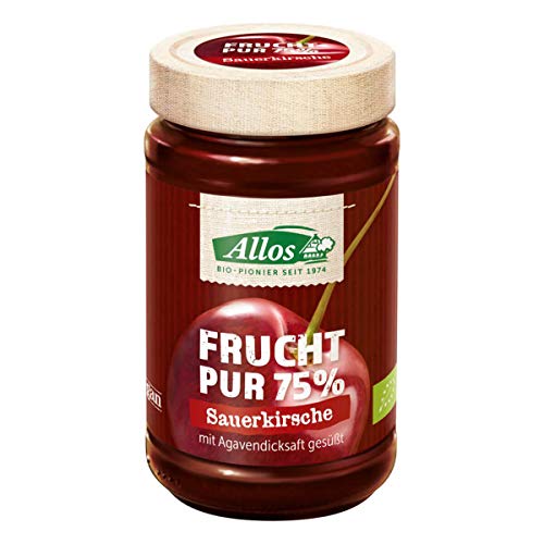 Allos Bio Frucht Pur 75% Sauerkirsche (2 x 250 gr) von Allos