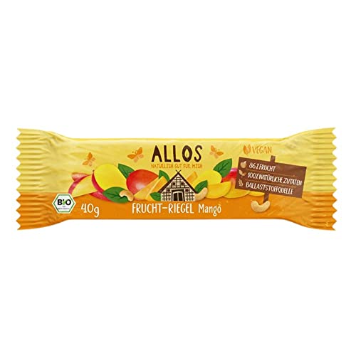 Allos Bio Frucht-Riegel Mango (2 x 40 gr) von Allos