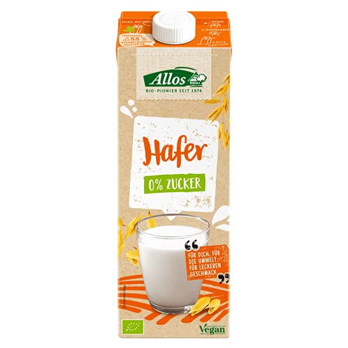Allos Bio Hafer Drink 0% Zucker 12er Pack (12 x 1 L) von Allos