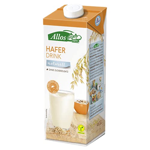 Allos Bio Hafer Drink naturell 24er Pack (24 x 1 L) von Allos