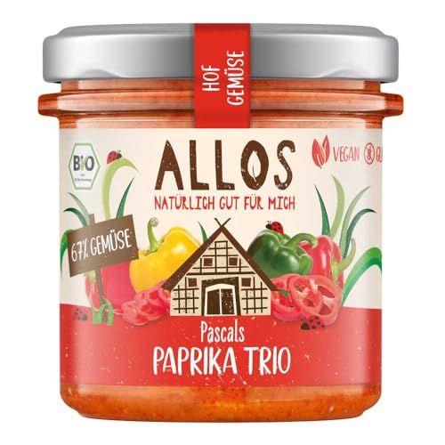 Allos Bio Hof Gemüse Pascals Paprika Trio (6 x 135 gr) von Allos