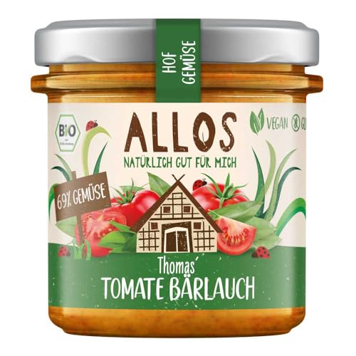 Allos Bio Hof Gemüse Thomas Tomate Bärlauch (2 x 135 gr) von Allos
