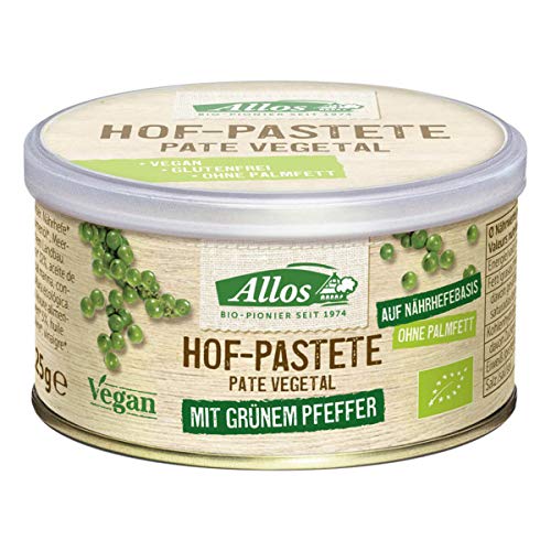 Allos Bio Hof-Pastete mit grünem Pfeffer (6 x 125 gr) von Allos