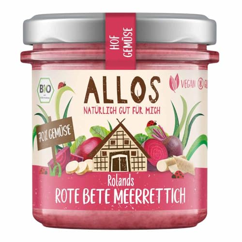 Allos Bio Hof Gemüse Rolands Rote Bete Meerrettich (2 x 135 gr) von Allos