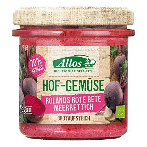 Allos Bio Hof Gemüse Rolands Rote Bete Meerrettich (6 x 135 gr) von Allos