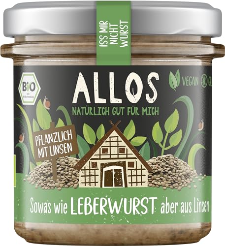 Allos Bio Iss mir nicht Wurst Leberwurst (6 x 135 gr) von Allos