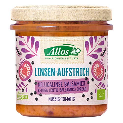 Allos Bio Linsen Aufstrich Belugalinse Balsamico (2 x 140 gr) von Allos