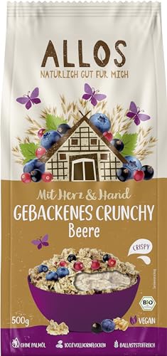 Allos Bio Mit Herz & Hand Gebackenes Crunchy Beere (1 x 500 gr) von Allos