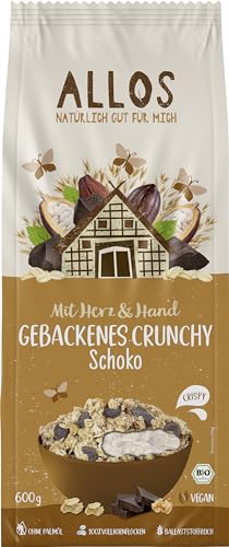 Allos Bio Mit Herz & Hand Gebackenes Crunchy Schoko (1 x 600 gr) von Allos