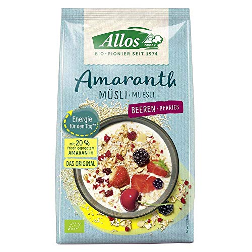 Allos Bio Müsli Amaranth Beeren 2x375g von Allos