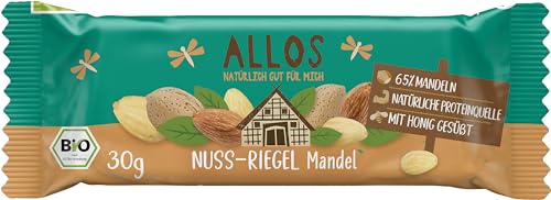 Allos Bio Nuss-Riegel Mandel (6 x 30 gr) von Allos