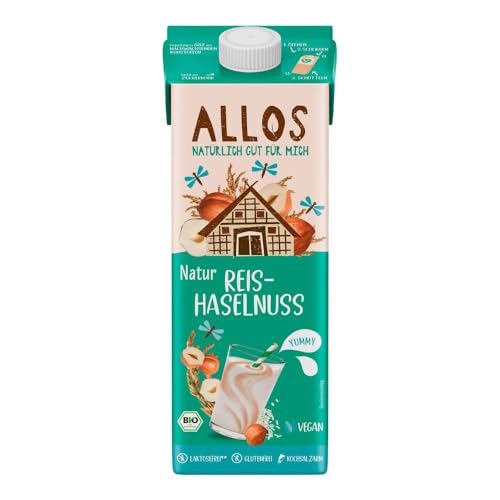Allos Bio Natur Reis-Haselnuss Drink (2 x 1 l) von Allos