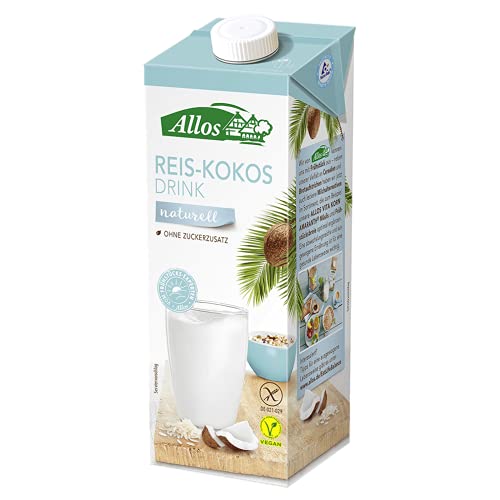 Allos Bio Reis-Kokos Drink naturell 12er Pack (12 x 1 L) von Allos