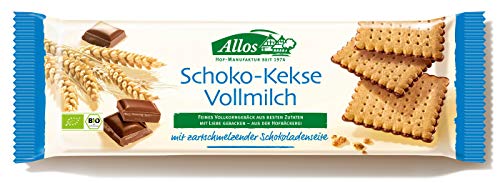 Allos Vollmilch-Schoko-Kekse (130 g) - Bio von Allos