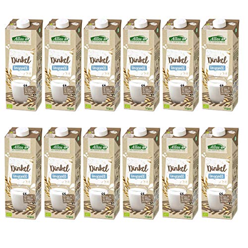 Allos - Dinkel Drink ungesüßt - 1 l - 12er Pack Allos - Dinkel Drink ungesüßt - 1 l - 12er Pack von Allos