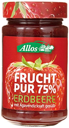Allos 'Frucht Pur' Erdbeere, 6er Pack (6 x 250 g) von Allos