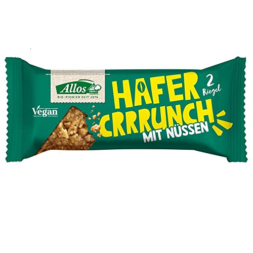 Allos Hafercrrrunch Riegel, Nüsse, 50g von Allos