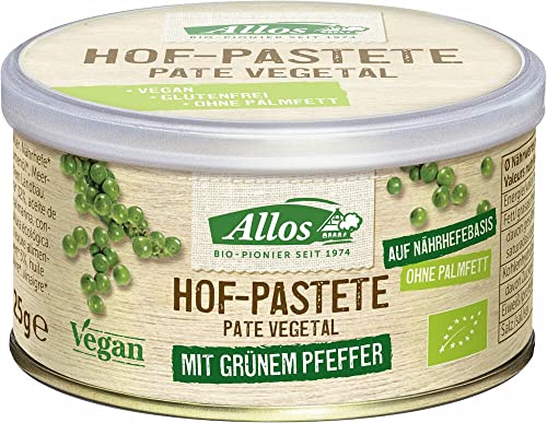 Allos Hof-Pastete mit grünem Pfeffer (125 g) - Bio von Allos