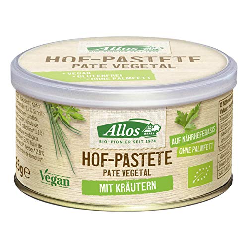 Allos - Hof-Pastete Kräuter - 125 g - 12er Pack von Allos