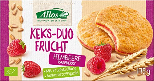 Allos Bio Keks-Duo Frucht Himbeere, 175 g Allos Bio Keks-Duo Frucht Himbeere, 175 g von Allos