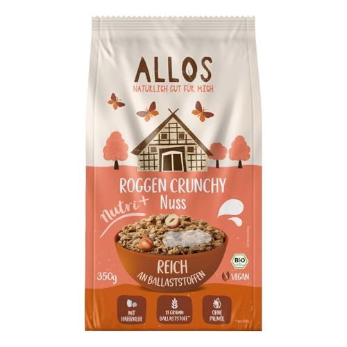 Allos Roggen Crunchy, Nuss, 350g (1) von Allos