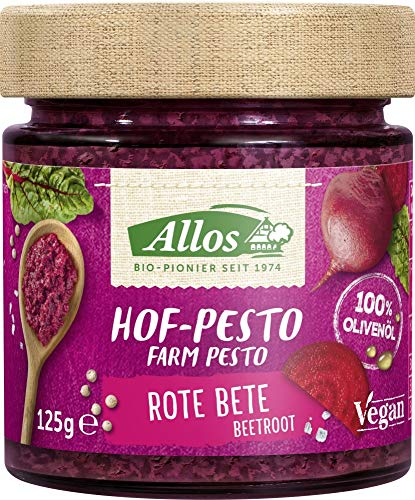Allos Bio Hof-Pesto Rote Bete (1 x 125 gr) von Allos Hof-Manufaktur