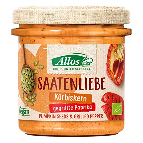 Allos - Saatenliebe Kuerbiskerne gegrillte Paprika Aufstrich - 135 g - 6er Pack Allos - Saatenliebe Kuerbiskerne gegrillte Paprika Aufstrich - 135 g - 6er Pack von Allos