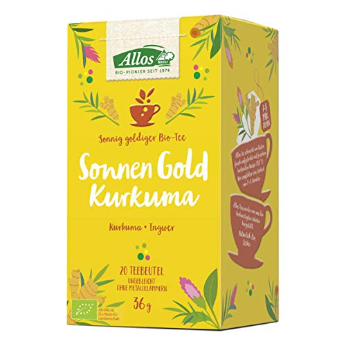 Allos - Sonnen Gold Kurkuma Tee - 36 g - 4er Pack Allos - Sonnen Gold Kurkuma Tee - 36 g - 4er Pack von Allos