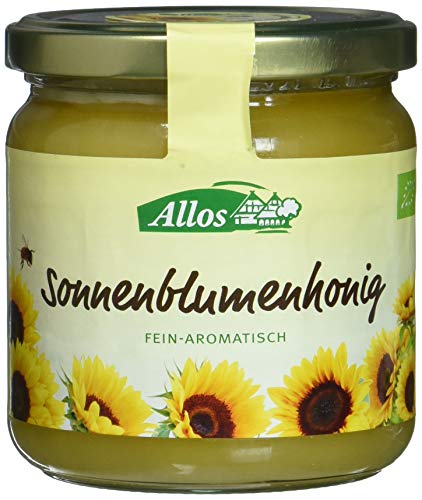 Allos Sonnenblumenhonig, 2er Pack (2 x 500 g) von Allos