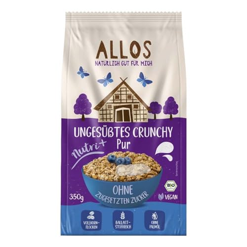 Allos Ungesüßtes Crunchy, Pur, 350g (1) von Allos