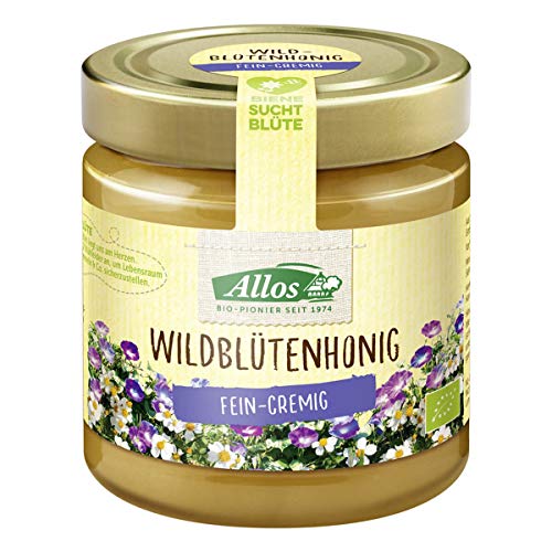 Allos Wildblütenhonig, 2er Pack (2 x 500 g) von Allos